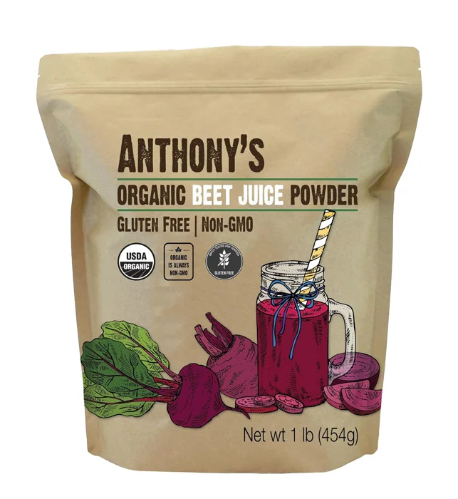 Anthony's Organic Beet Root Juice Powder pouch, 1 lb