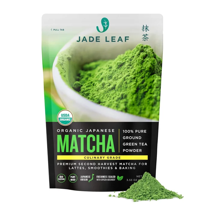 Jade Leaf Organic Japanese Matcha culinary grade pouch