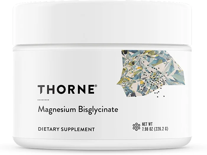 THORNE Magnesium Bisglycinate powder tub